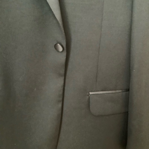 PRONTO UOMO COUTURE Black Wool Tuxedo Size 44S - Picture 9 of 16